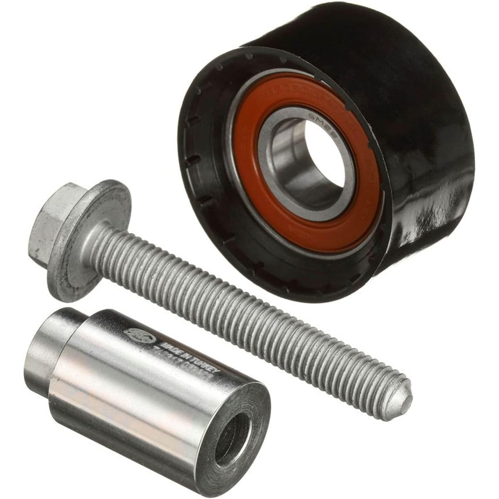 GATES Kit cinghia di distribuzione K075680XS N° denti: 163 20mm 1141mm Compatibilità con VW Polo Hatchback 6R1, 6C1 Golf 7 Hatchback 5G1, BQ1, BE1, BE2 TIGUAN 5N, AUDI A3 Sportback 8VA, 8VF, SEAT