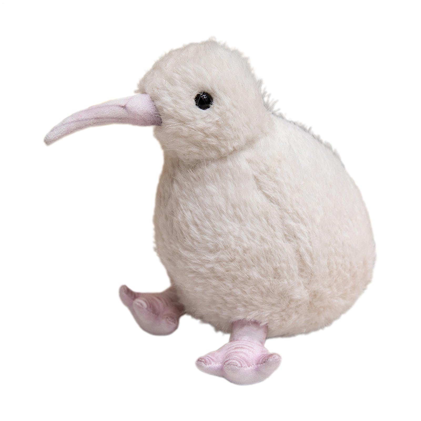Nudorpn Kiwi Bird Plush Toy, 20 cm Soft and Cuddly Toy, Furry Kiwi Plush Doll, Gift for Any Age and Any Occasion