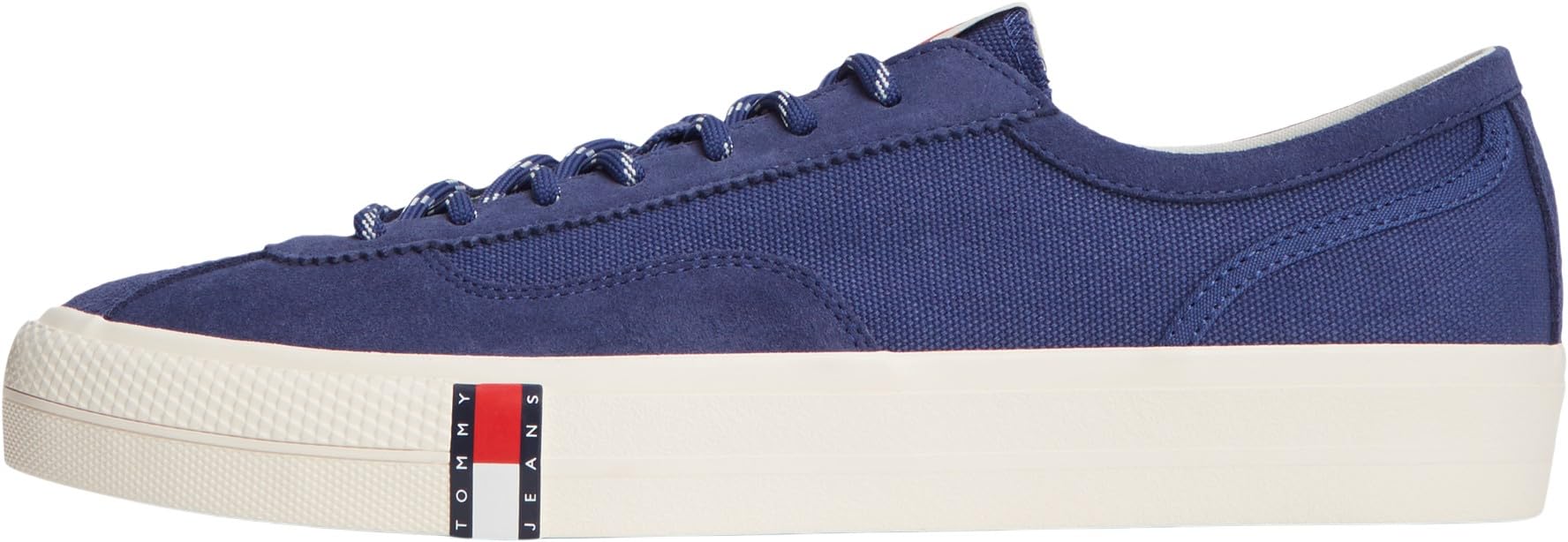 Tommy Jeans Men Archive Vulc Y2K Canvas Mix EM0EM01760 Low Top, Blue, 10