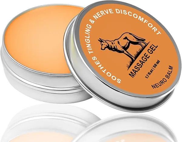 Hlonns Neuro Balm, Nerve Relief Balm for Neuropathy, Natural Joint Care Soothing Massage Cream with Magnesium and Menthol