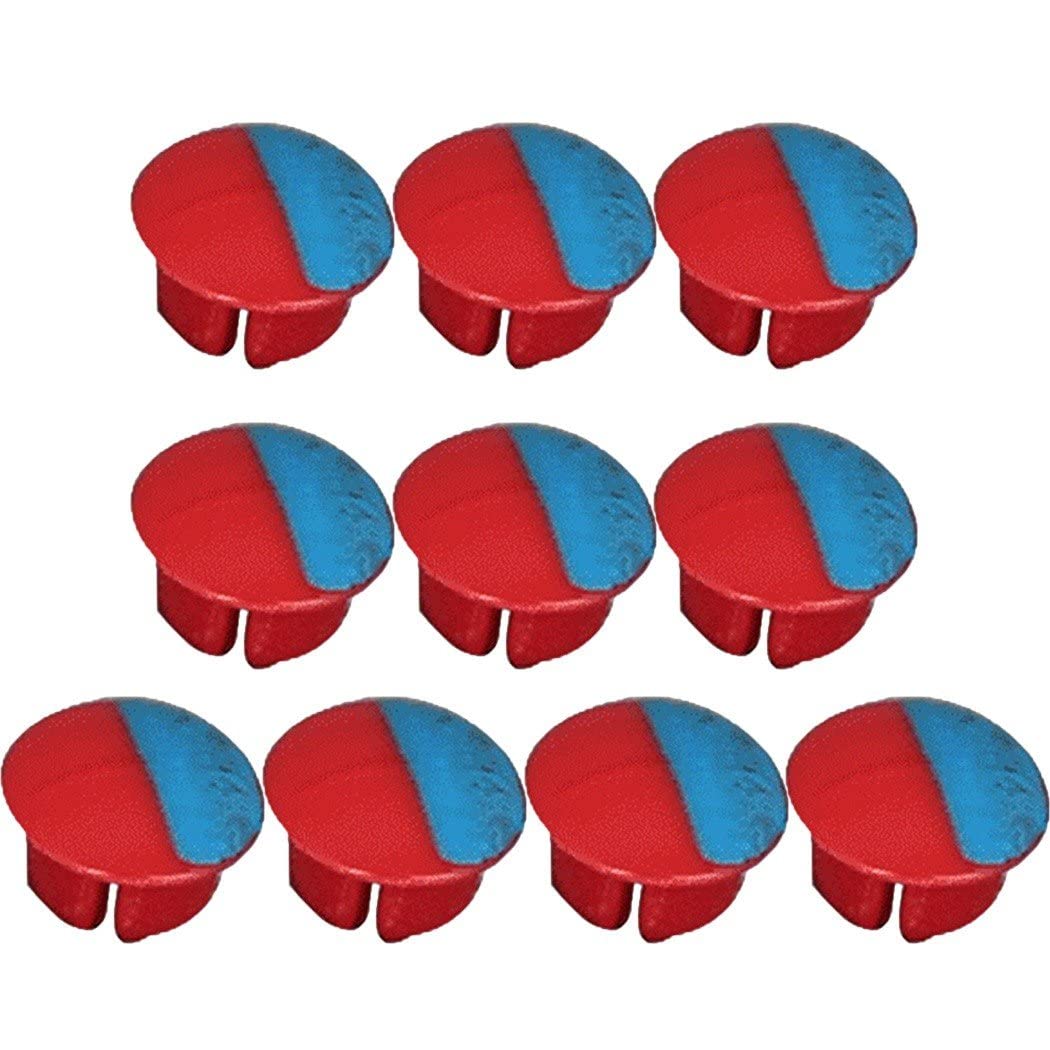 Indicatore a Freddo Caldo per Rubinetti 10pcs Universali Segnali Caldi E Pulsanti per I Lavandini del Bagno Cucina Rubinetti