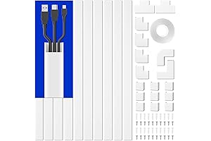 Delamu Cord Hider: Conceal Cable Clutter with Stylish Wall-Mounted Protection