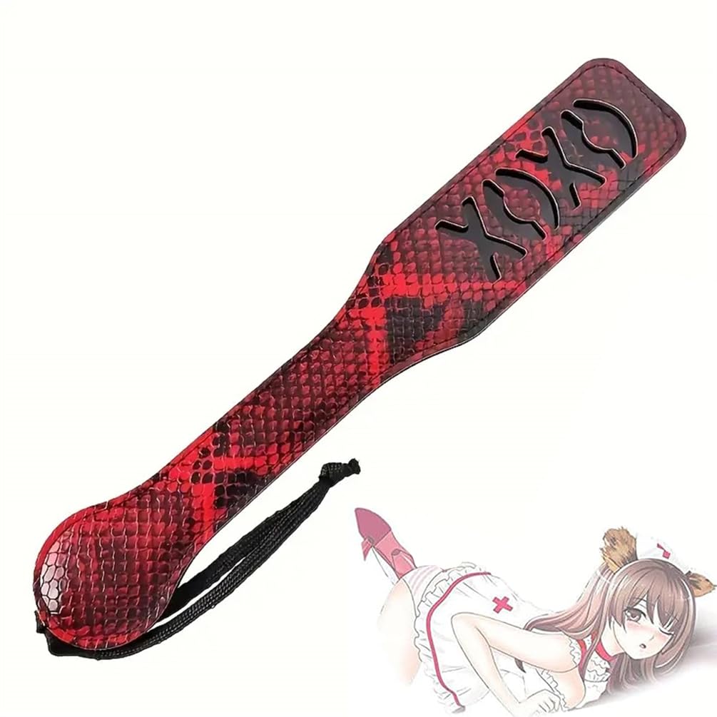 Pezzo di Racchetta in Pelle da Gioco per Coppia Maschile e Femminile, Accessori Ritmici, Frusta