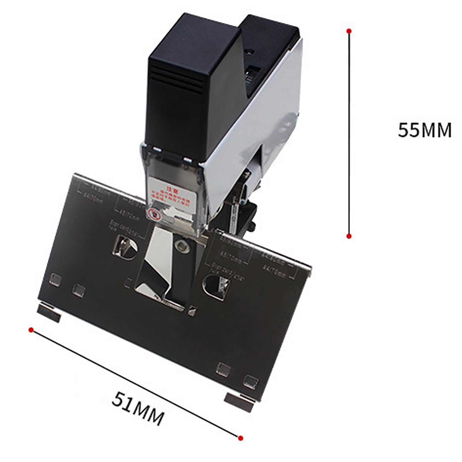 Amazon | 電動ホッチキス、106自動中綴じ機、厚さ100mm調整可能、1-9