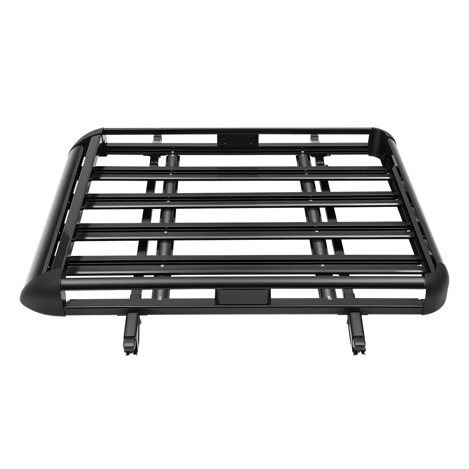 Barras portaequipajes de aluminio, cesta de techo con capacidad de carga de 68 kg, cesta de techo para coche, portaequipajes de aluminio para coche, portaequipajes de coche, cesta de equipaje, para