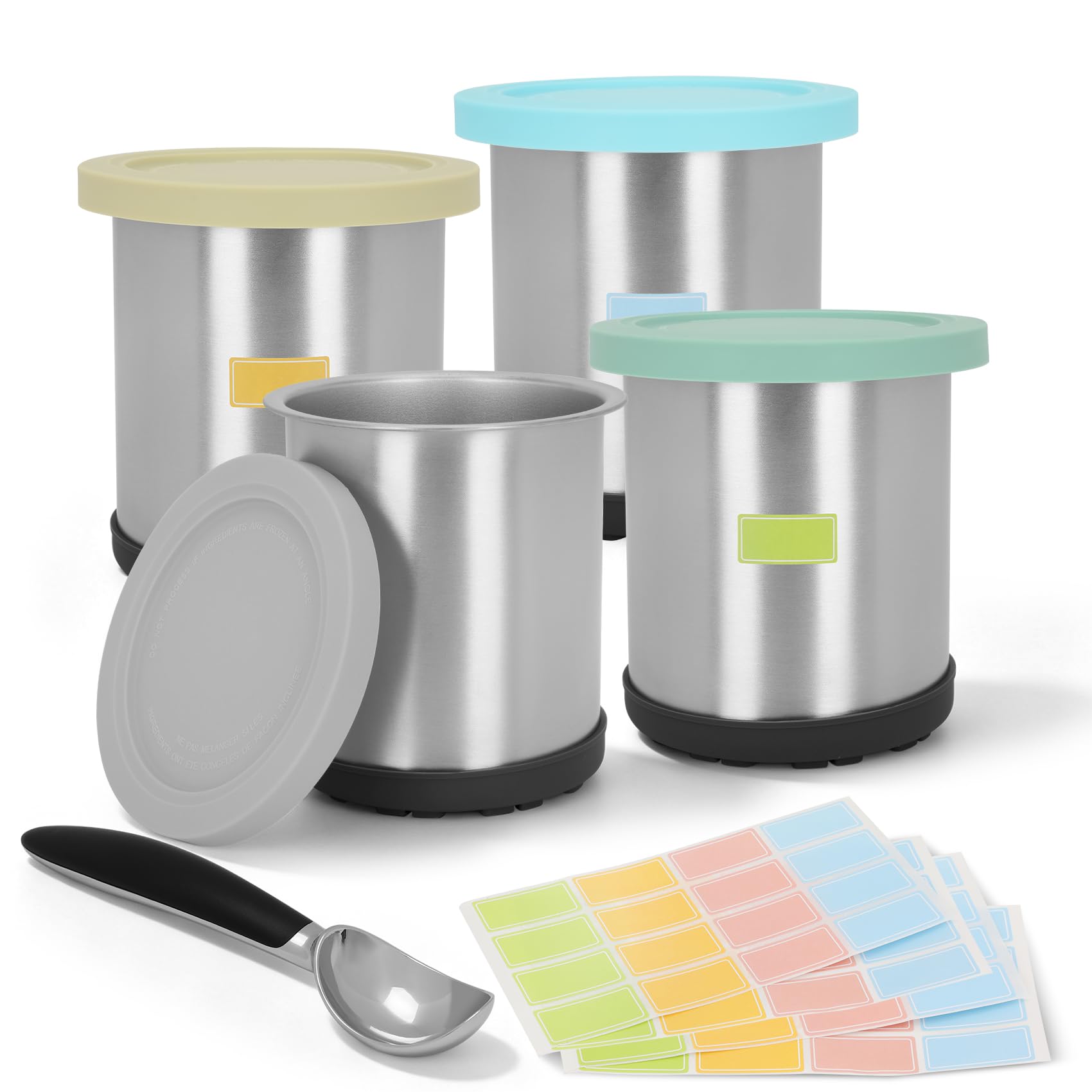 Photo 1 of CRAIVON Stainless Steel Pints Replacement for Ninja Creami - 4 Pack 24oz