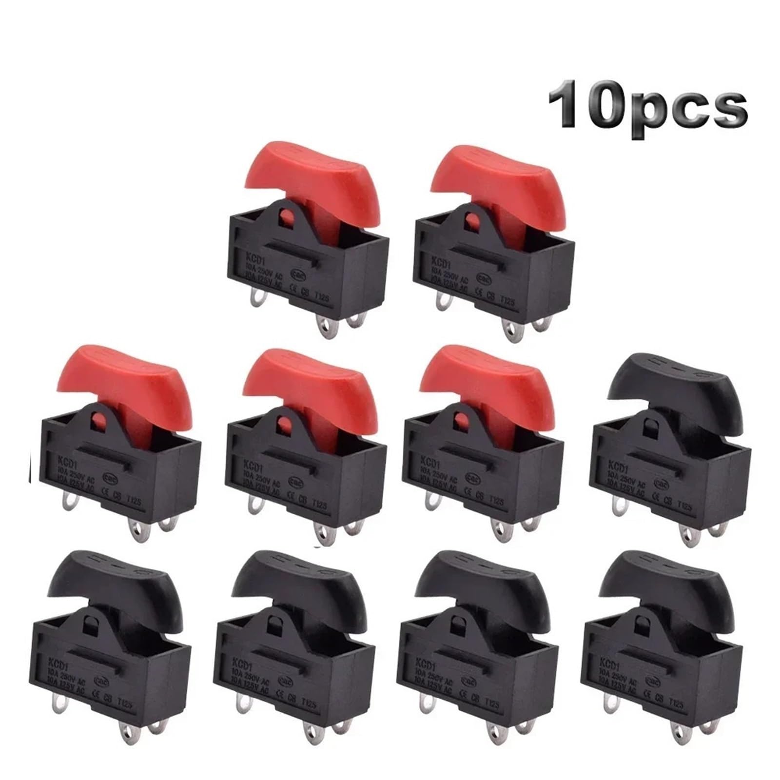 Interruttore a bilanciere CDK1 da 5/10 pezzi