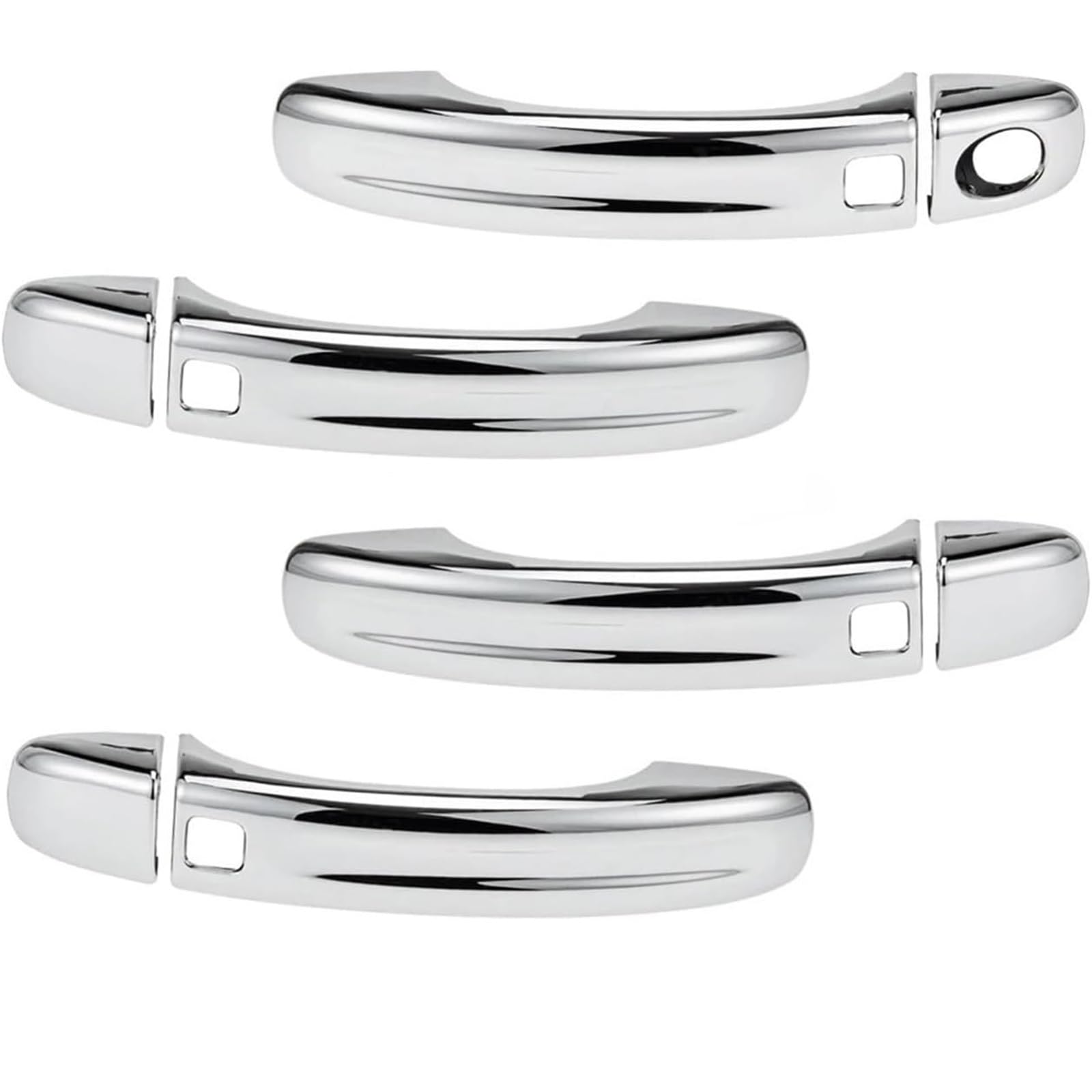 Glymzoi Car Exterior Door Handles Car Exterior Door Handle Q7 2007-2015 3.0L .6L 4.2L Bright Shell 4pcs
