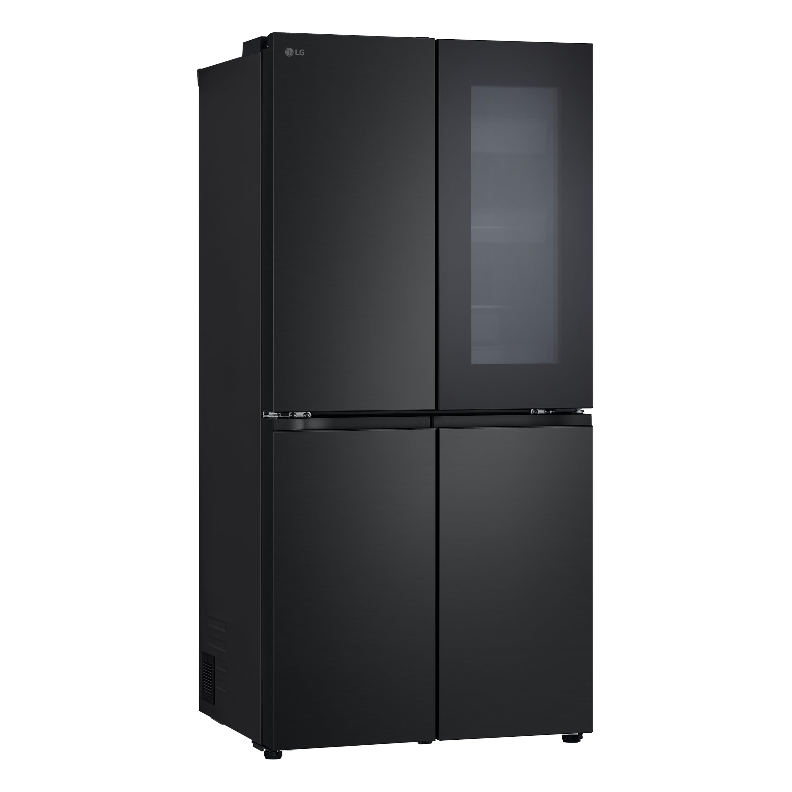 LG GMG860EPBE Frigorifero Slim Multidoor InstaView, Classe E, 638L, Wi-Fi, Door e Linear Cooling, Frigo con Dispenser Acqua UVnano senza allaccio, Metal Fresh, Frigorifero Nero Opaco
