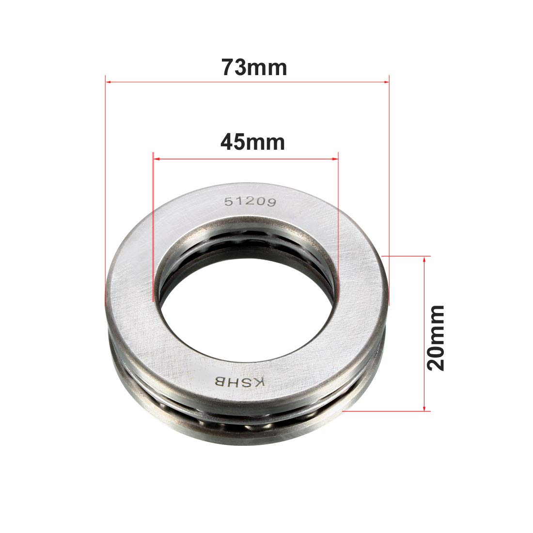 Roulement à Billes 605-2RS 2 Roulements à Billes 605-2RS - Alésage 5mm, Diamètre Extérieur 14mm - Acier Chrome Z2 - Marque Uxcell Roulements Billes 5x14mm Scellés 2RS