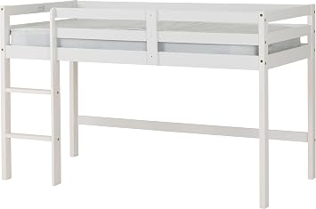 Seconique Panama Mid Sleeper, Wood, White