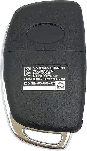 Miniatura 6 de Funda de repuesto plegable de 4 botones para Hyundai Sinata Santa Fe, llavero de entrada sin llave (1 unidad)