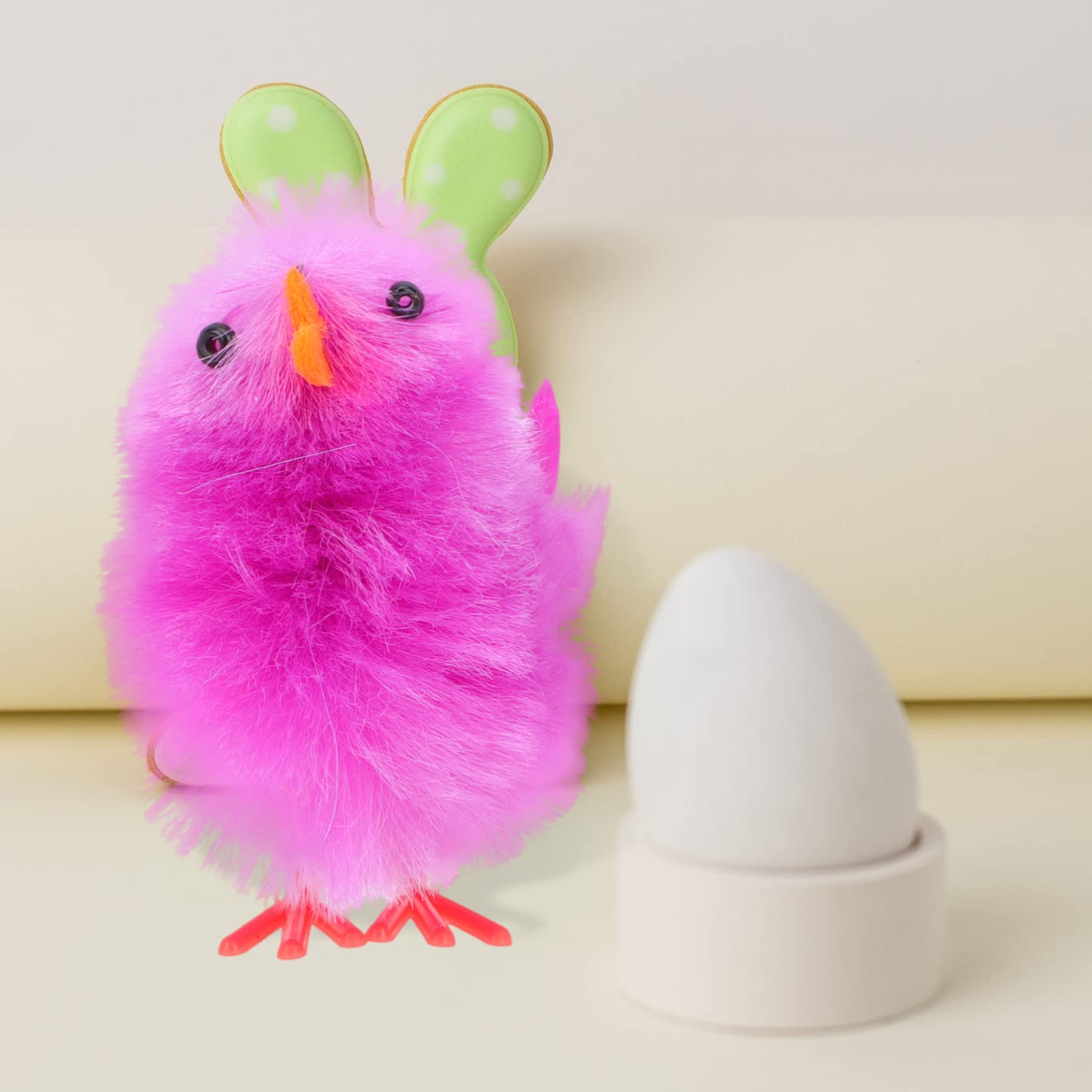 Amazon.co.jp: イースターひよこふわふわひよこ像：36カラフルな鶏の