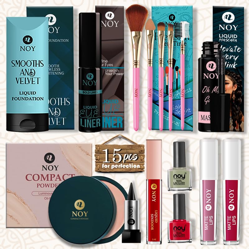 NOY Full Set Makeup Kit For Girls Easy-To-Use Makeup For Girls Womens Gift Box-image-9