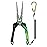 TRUSCEND Lockable Aluminum Fishing Pliers with Ergonomic Handle, Saltwater Corrosion Resistant Teflon Coated Fishing Tool for 61/0 Hooks