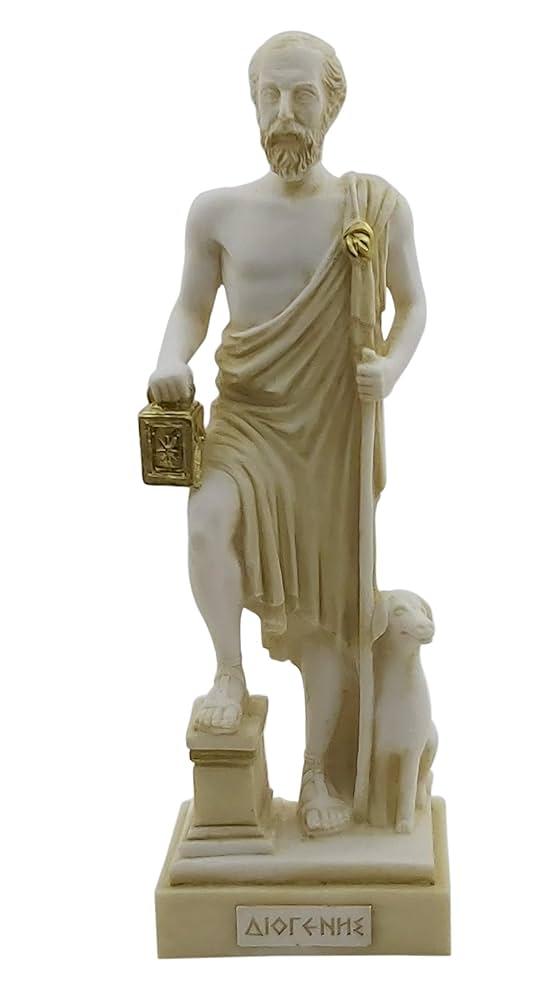 Amazon.co.jp: Diogenes シンニック古代ギリシャ哲学者像 彫刻