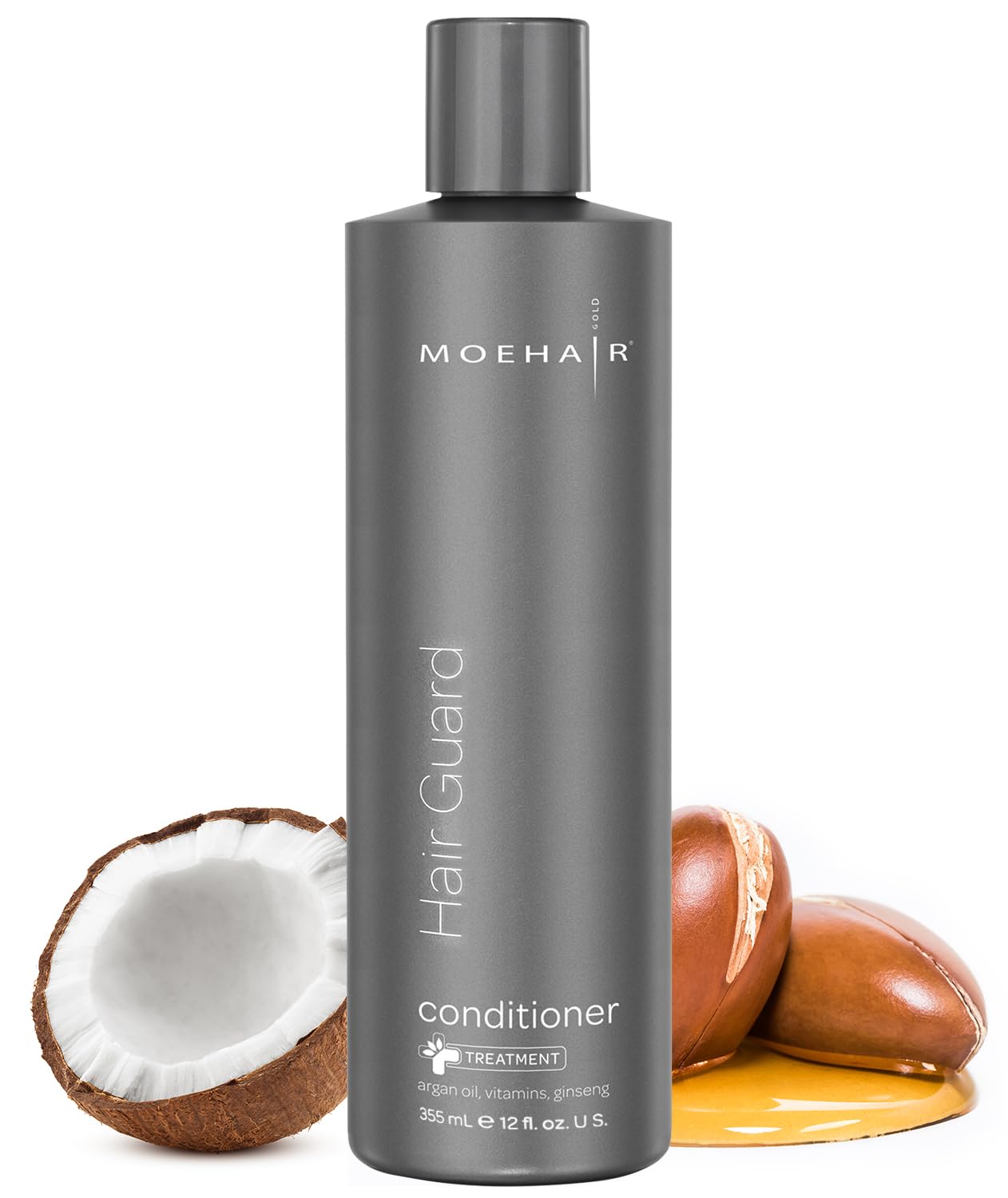 Hair Guard Conditioner | Strengthens Roots and Boosts Hair Follicles | Moisturizing Conditioner Infused with Vitamin-E, Argan Oil & Ginseng | Paraben & Sulfate Free (12 Fl. Oz)