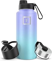 Vista 117 de IRON °FLASK Frasco de hidratación para acampar y senderismo con boquilla, botella de agua deportiva de acero inoxidable con aislamiento de boca