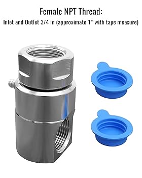Amazon.com : ¾ Inch FXF Heavy Duty Hose Reel Swivel with