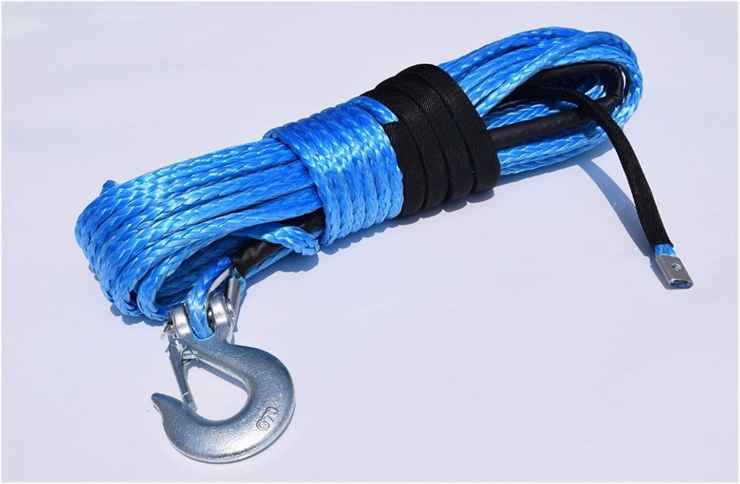 CiQ000 Synthetic Winch Rope Blue 11mm*30m Spectra Winch Rope Hook