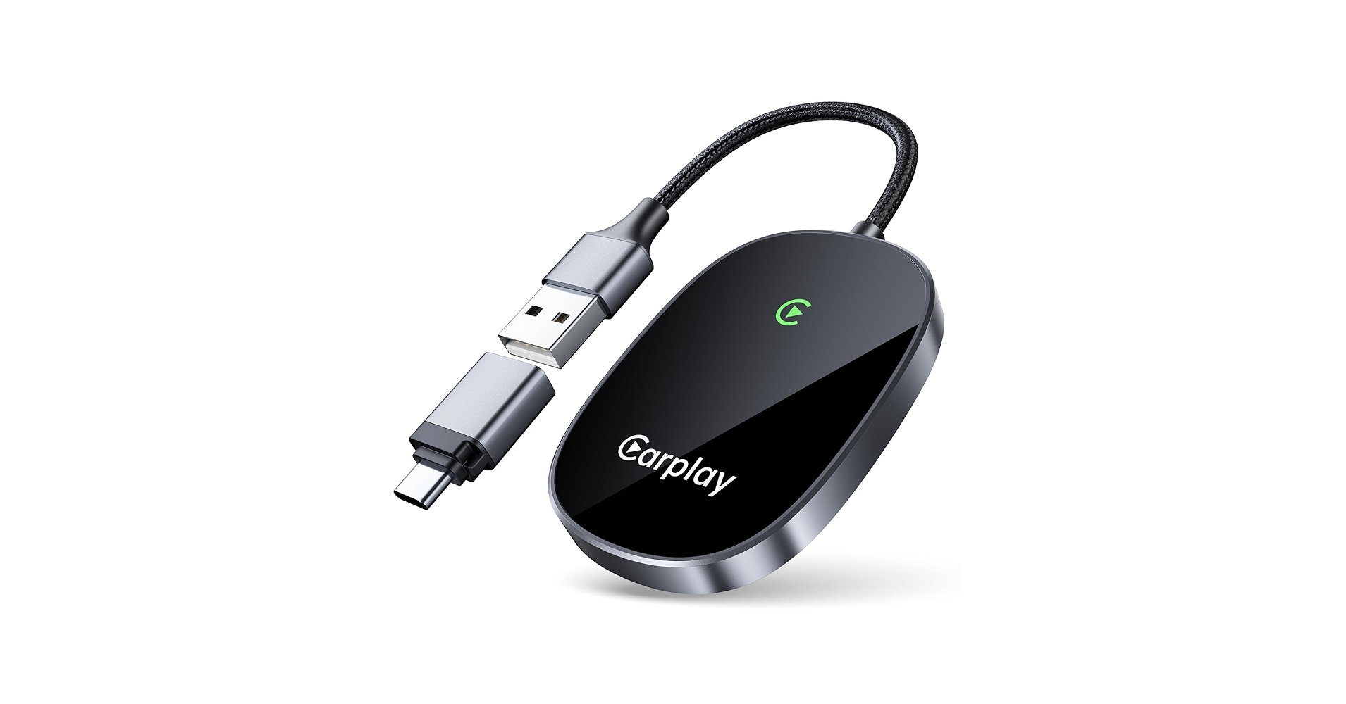 LXJADAP Wireless CarPlay Adapter 2025 Upgrade Wired CarPlay To Wireless, Plug And Play Easy Use Fast Stable Connection Car Play For IPhone