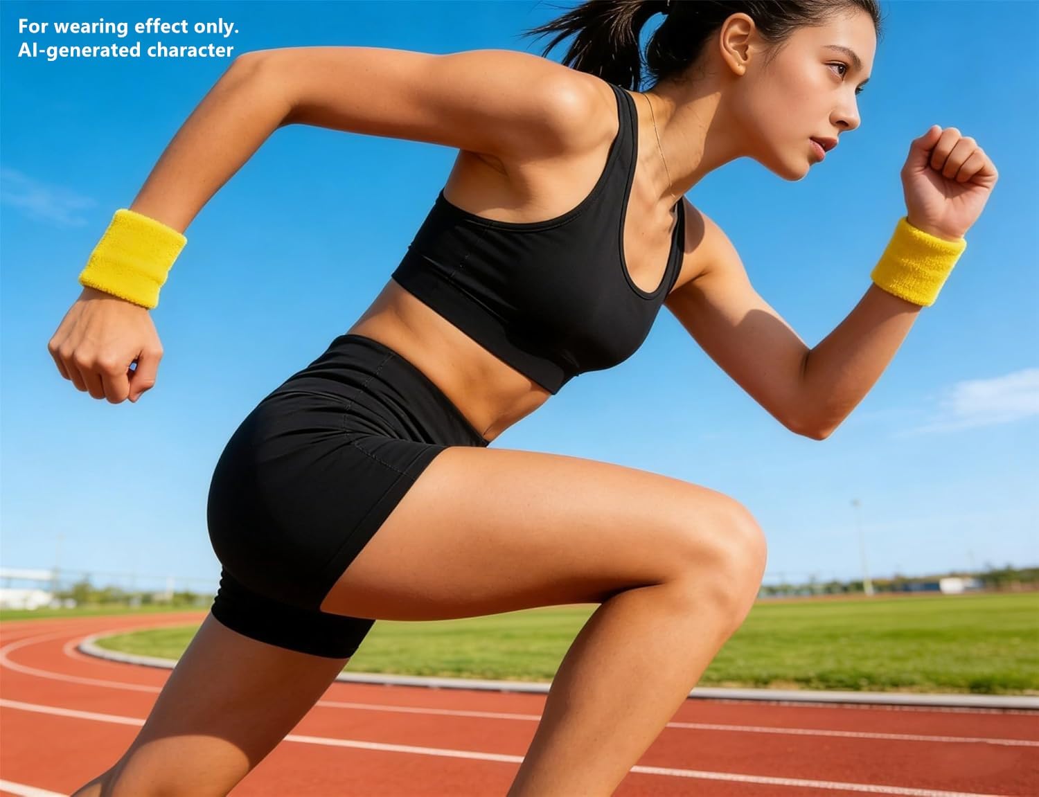 Juego de 9 bandas para el sudor, incluye 3 diademas deportivas y 6 muñequeras de algodón colorido para hombres y mujeres, bandas atléticas para baloncesto, tenis, entrenamiento