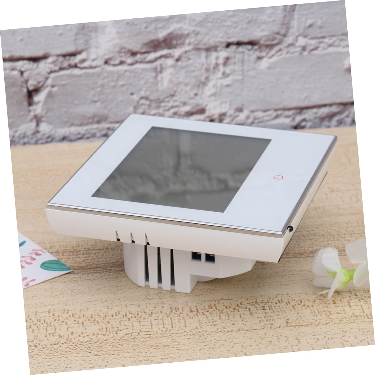 VILLCASE Programmierbarer Digitaler Thermostat 3a Mit Touchscreen Ntc Sensor Weiß Für Fußbodenheizung Und Gaskessel Heizsystem