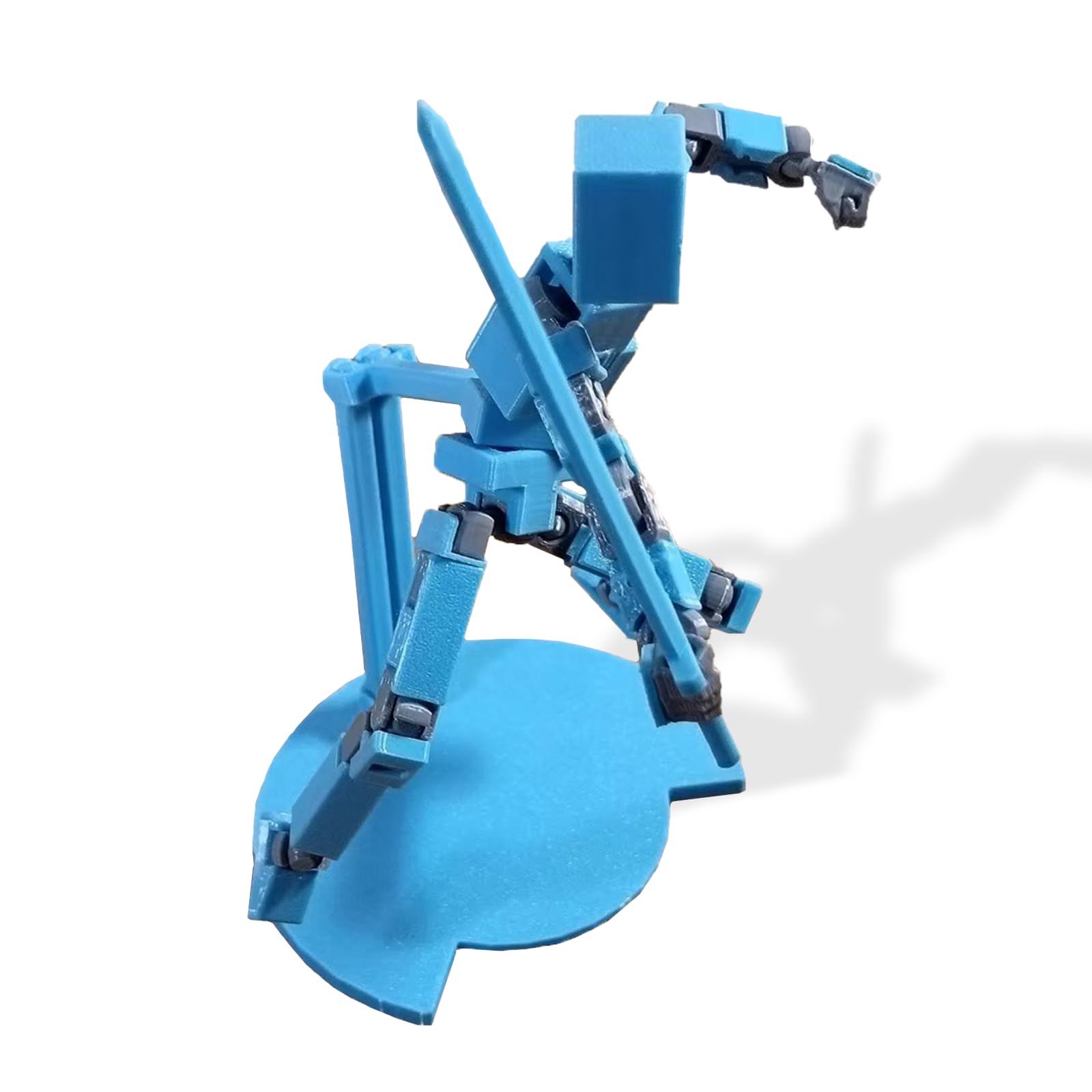 Figura De Acción Impresa En 3D Con Articulaciones Flexibles | Muñeco Articulado Multicolor Para Escritorio