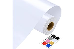 12 inch by 13 Feet White Gloss Vinyl Wrap Roll