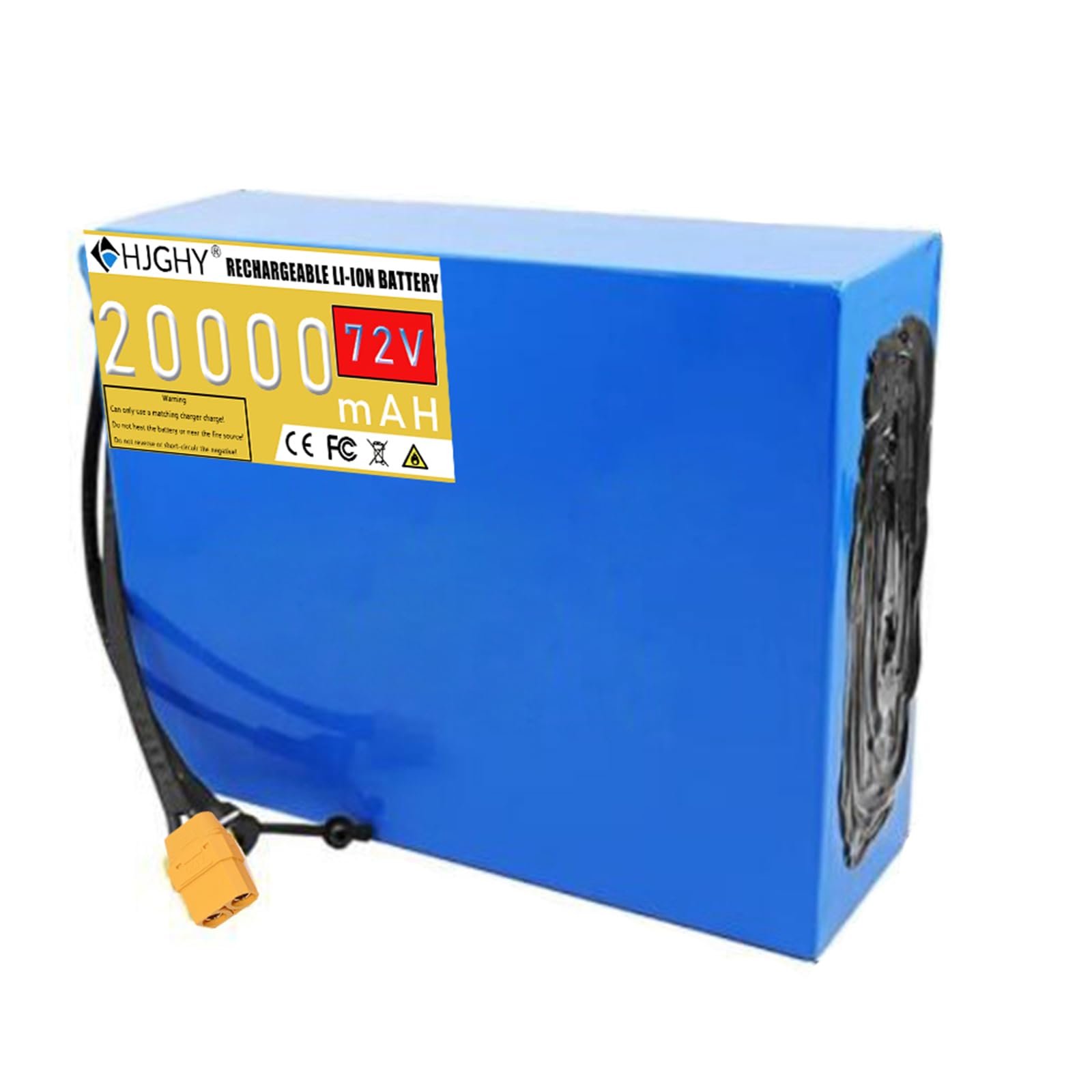 72 Volt 20Ah E-Bike Battery 72V 20AH Waterproof PVC Lithium Electric Bicycle Motorcycle Battery 72V Ebike Lithium Li-ion Battery for 1500W 1200W 1000W Motor