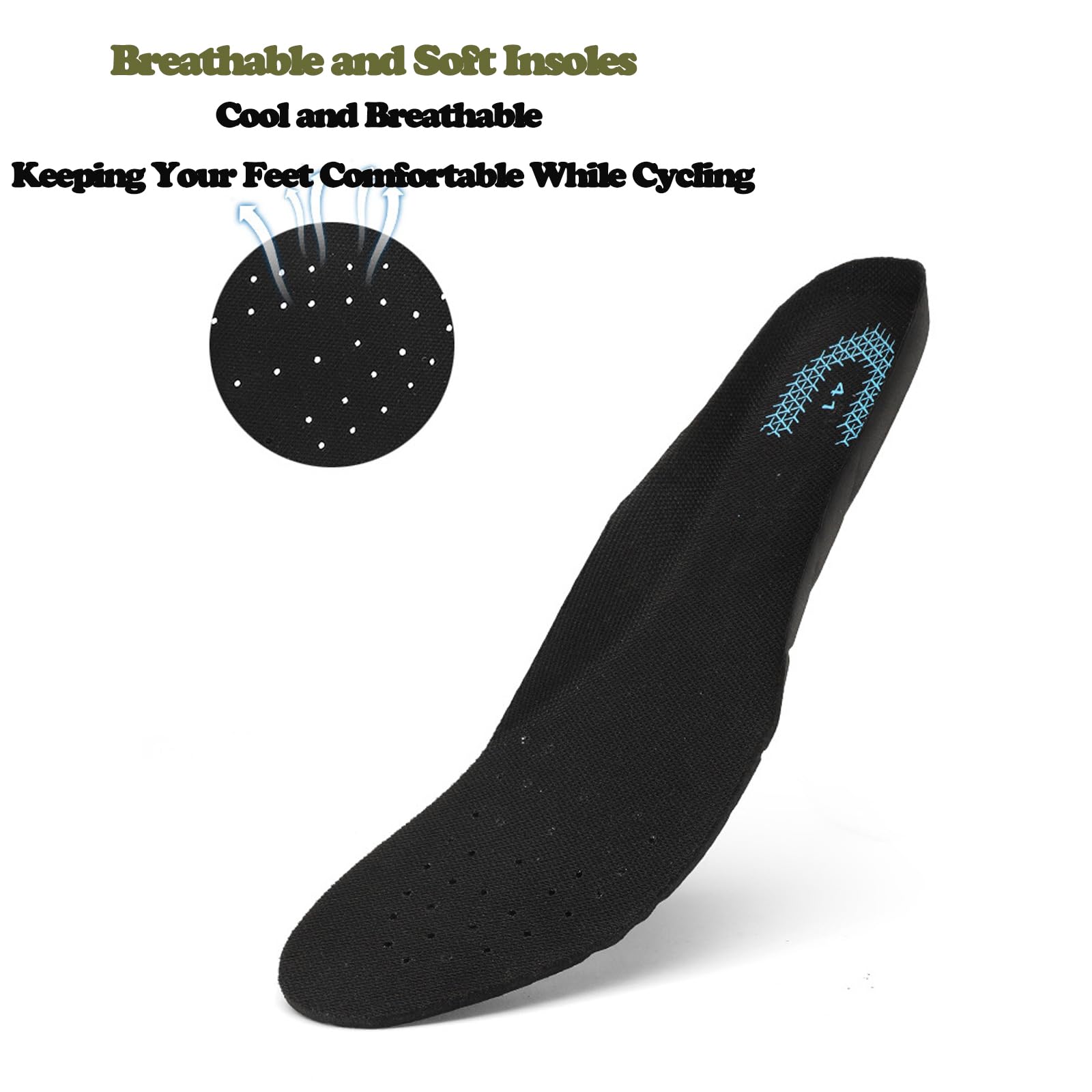 Surwin Chaussure VTT Homme Antidérapant, Chaussures de Cyclisme Plat Confortable Respirant, Chaussure VTT Sneakers Femme Serrage Réglable, Accessoires Sport Extérieur Intérieur