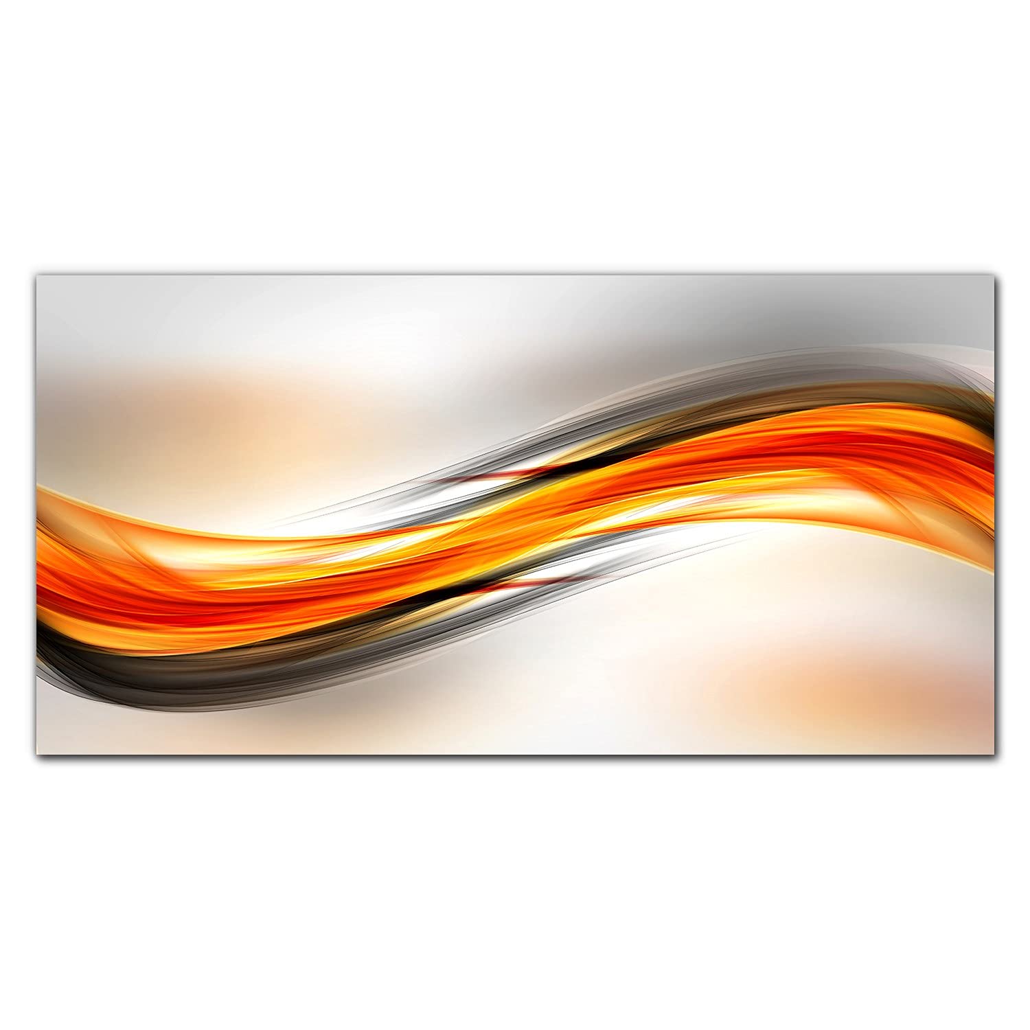 Crédence de cuisine design vague 120x60cm en verre trempé pour sublimer votre espace culinaire