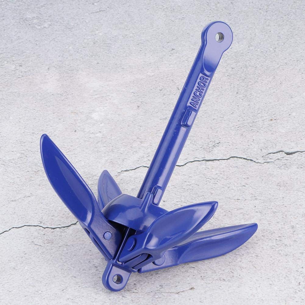 Ancora pieghevole a 4 denti Ancorante portatile in lega di alluminio 4 tonnellate utilizzato per la navigazione in canoa per kayak