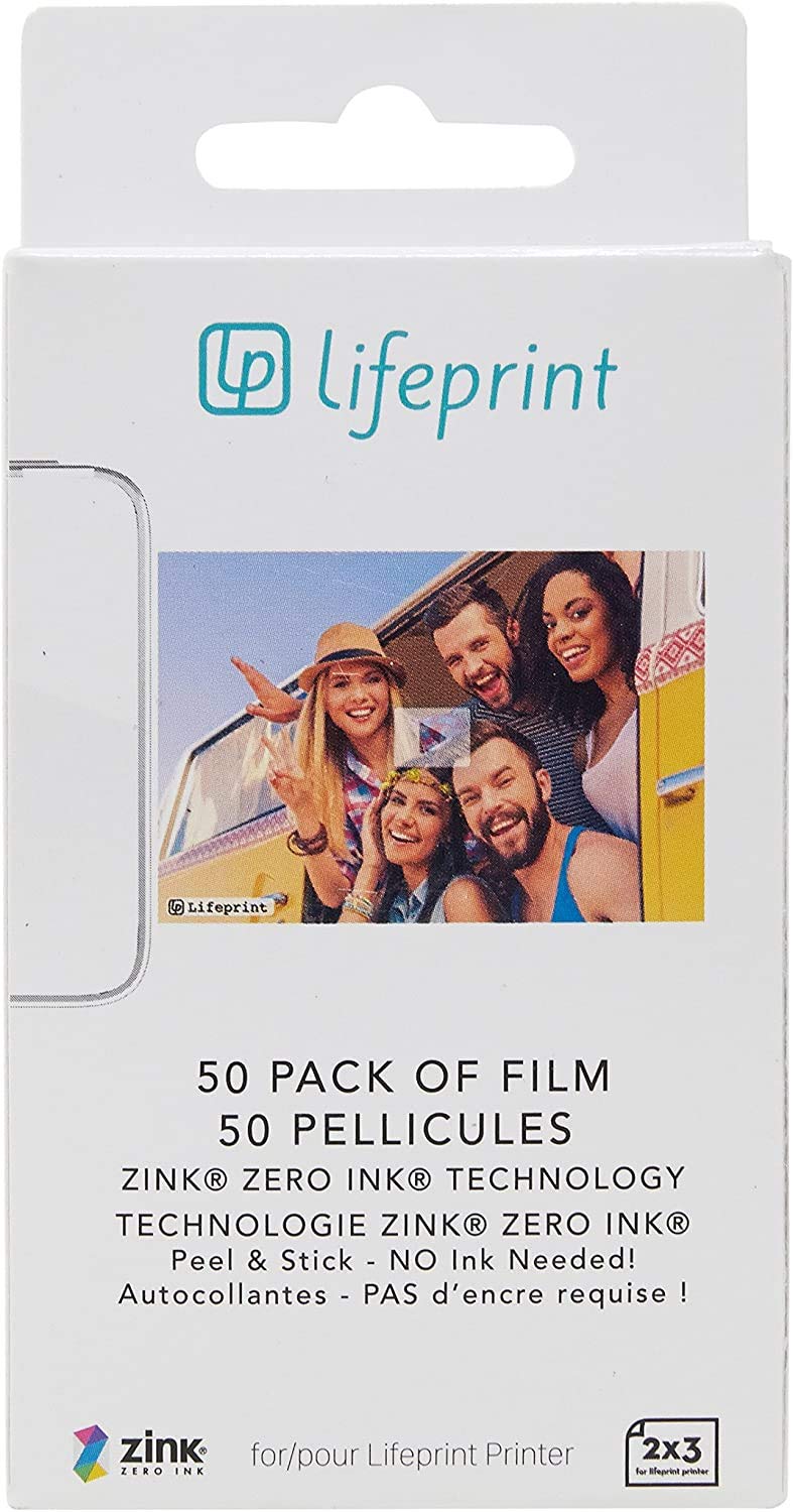 【新品未使用】Lifeprint LIFEPRINT フィルム120枚付 Amazon.com : Lifeprint 2x3 Premium Zink Photo Paper (50 Pack
