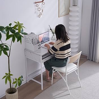 Amazon | パソコンデスク 引き出し付き 収納台 pcデスク 机 大理石柄 Amazon | パソコンデスク 引き出し付き 収納台 pcデスク 机 大理石柄