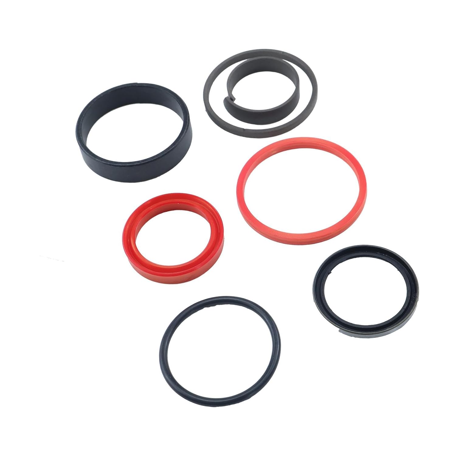 Lift Boom Cylinder Seal Kit 87038297 Compatible with New Holland 18LA 2003-2006 260TLA 2016-270TL 2011- for Case L360 2017-2011 L360A 2016- LX118 2003-2006 LX360 2006-2008