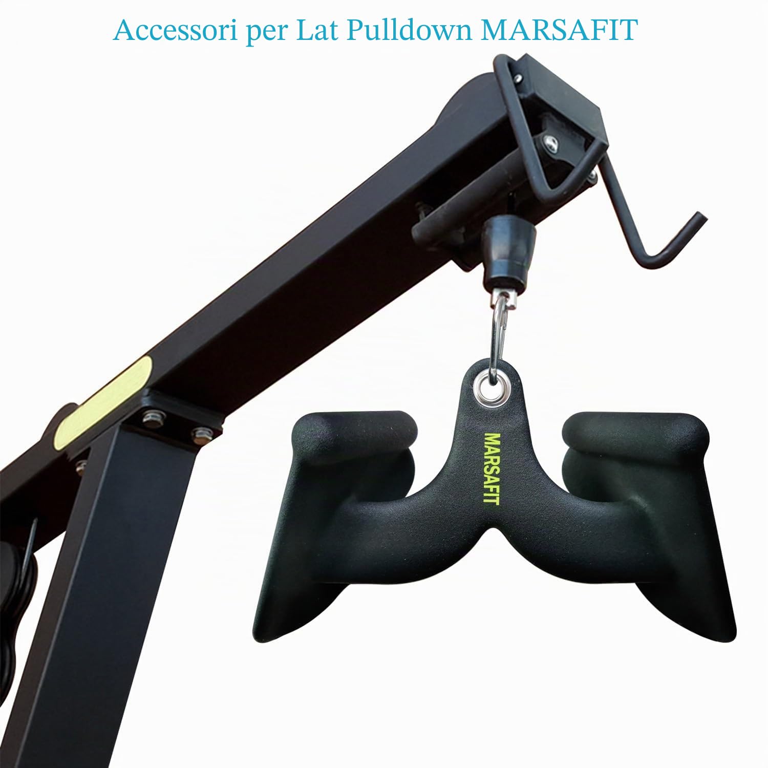 MARSAFIT Barra a T per casa, palestra, fitness, canottaggio, barra di trazione per bicipiti, tricipiti e tricipiti