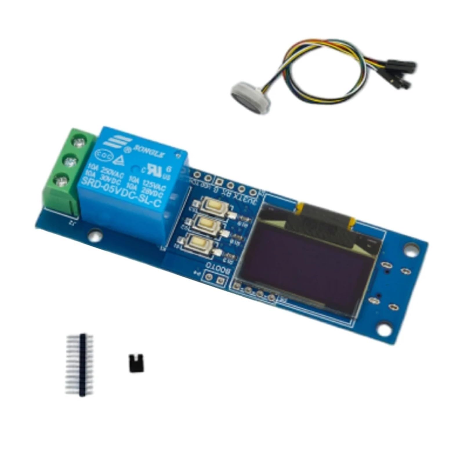 Modulo relè PLC Scheda STM32 con display OLED a semiconduttore capacitivo a modulo relè singolo for impronte digitali ZW101