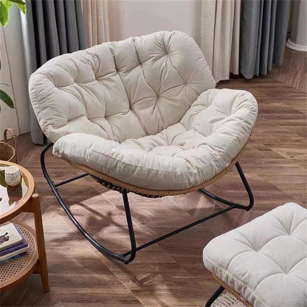 Shaking Chair Lazy Person Rattan Sofa Living Room Balcony Household Leisure Recliner Rocking