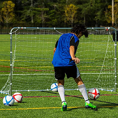 Franklin Sports Quick-Setup Steel Soccer Goal - 4' x 6' - Silver - image 7