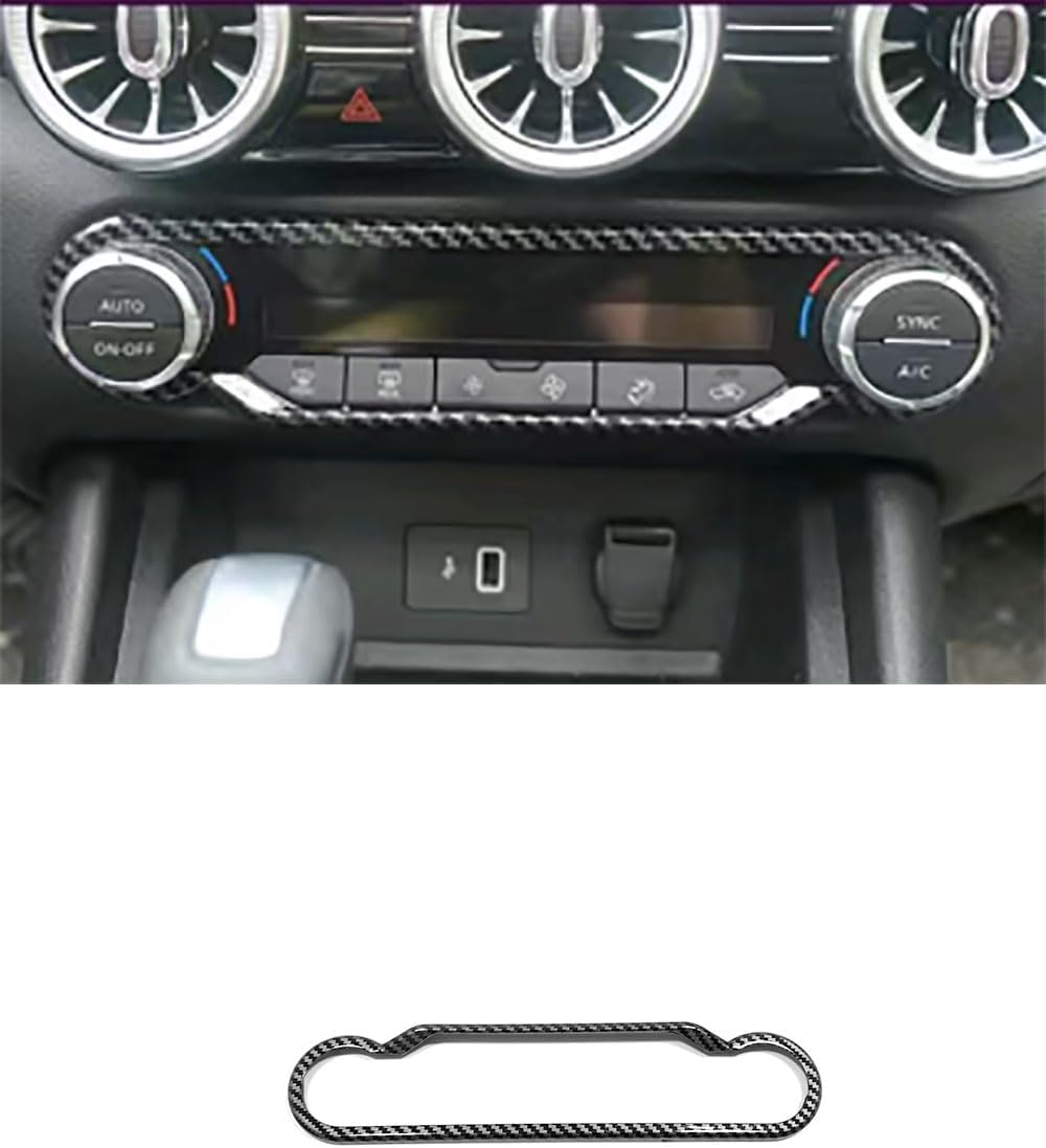 Car Accessories Fit for Nissan Sylphy Sentra 2020-2024 ABS Carbon Fiber Interior Central Console Air Outlet Vent Cover Trim 1PC Set（High Configuration）