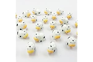 Suartus Mini Cow Figurines: 40 Captivating Resin Cows for Your Garden's Delight