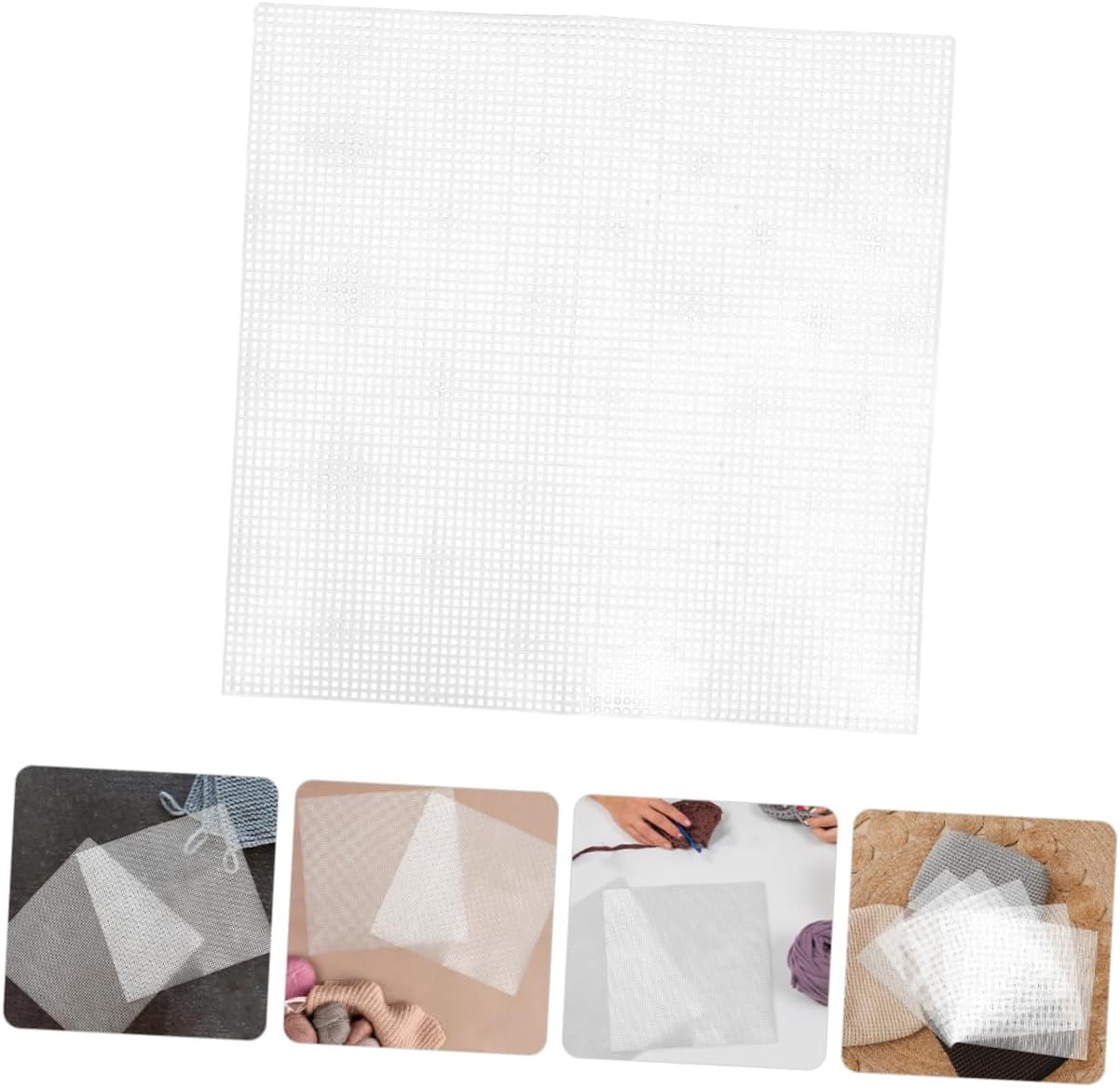 Gadpiparty 5pcs Plastic Mesh Canvas Sheets for Bag Making Stiff Plastic Sheets for DIY Handbags Purses Embroidery Crochet Projects Versatile Crafting Material