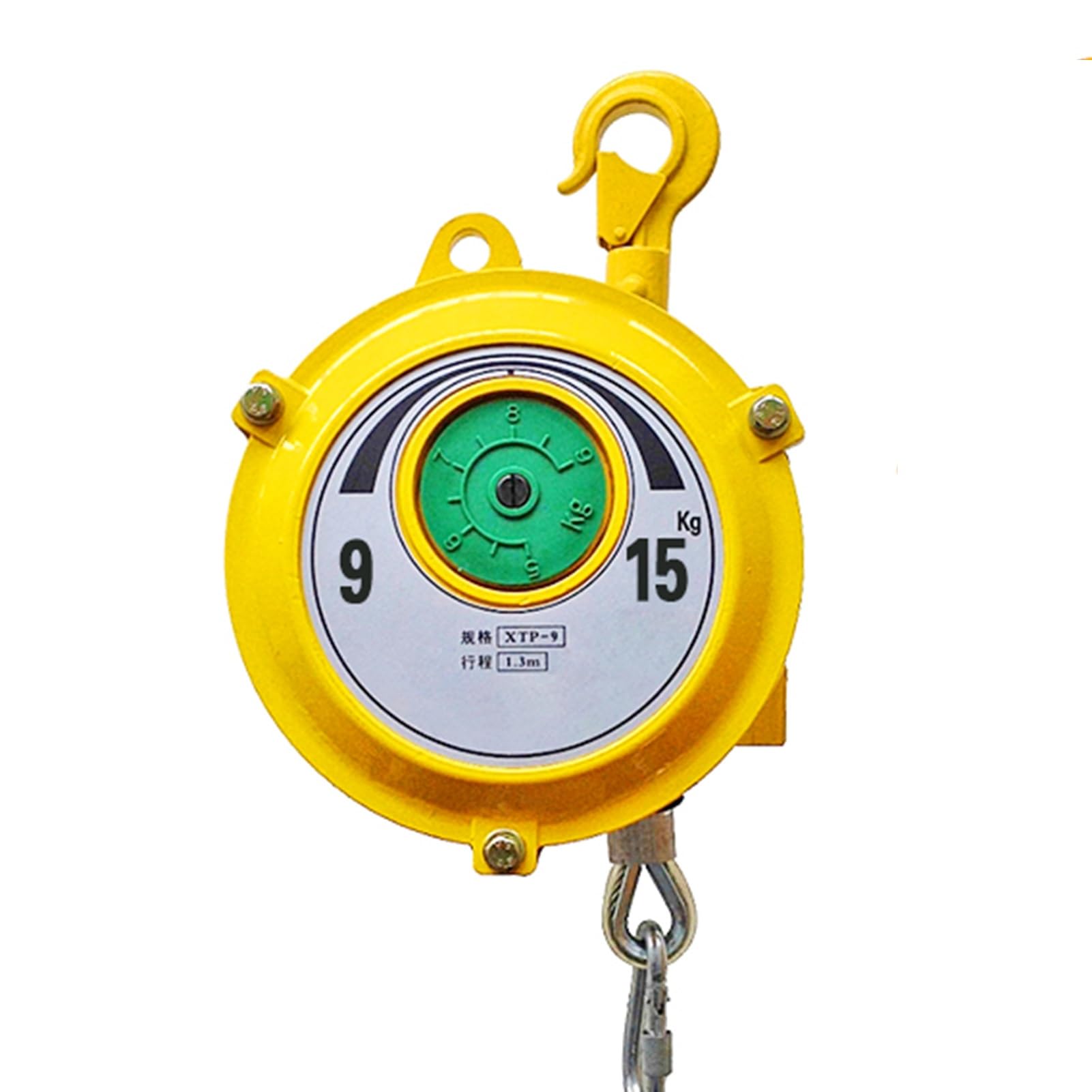 WEKONUMEX Retractable Spring Balancer, Spring Balancer Retractor Alloy Steel Multiple Load Ranges Industrial Tool Support(9-15kg)
