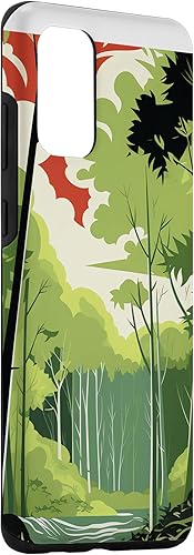 Miniatura 3 de Galaxy S20+ Bamboo Radiance Awakens Vibrant Brilliance Serene Greenery Case