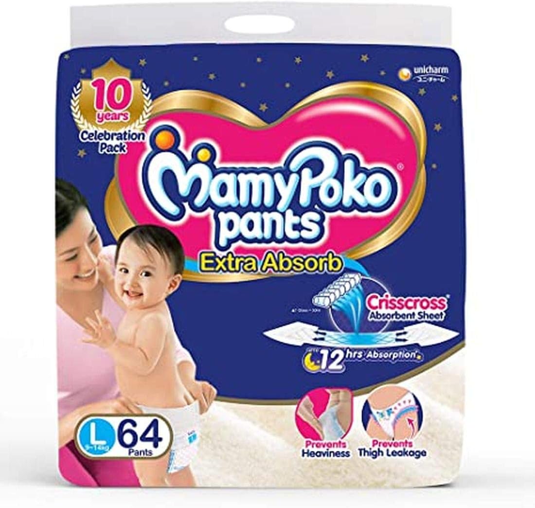 Mamy Poko Pants Extra Absorb Diaper (L - 64)