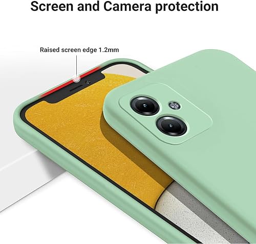 Miniatura 4 de DAMONDY Funda para Motorola G54 5G, Moto G54 5G, funda delgada de silicona líquida cubierta completa de gel suave compatible con Motorola Moto G54
