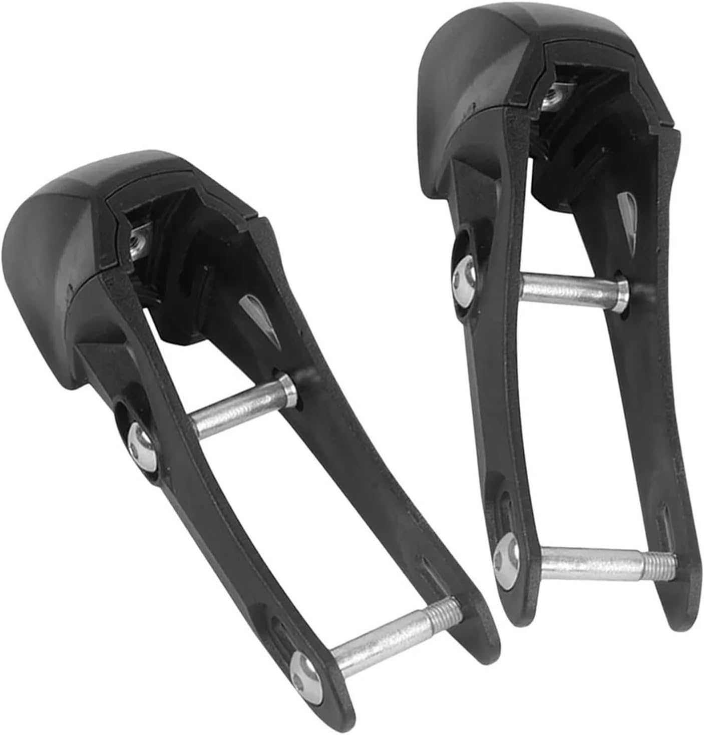 Roller Skate Stoppers 2 Pcs Universal Roller Skate Brake Block Pads Replacement Non Slip Plastic Toe Stoppers Quick Response Inline Skates Outdoor