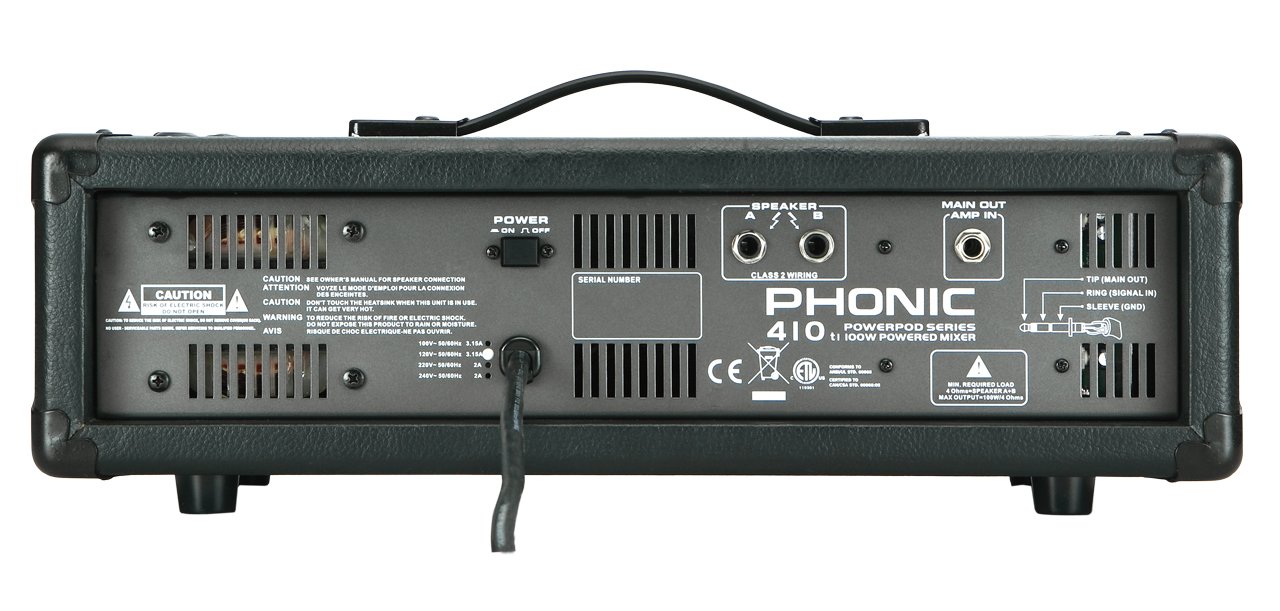 【未使用】PHONIC フォニック POWERPOD 410 100v Amazon | PHONIC フォニック ミキサー POWERPOD 410 / Powered