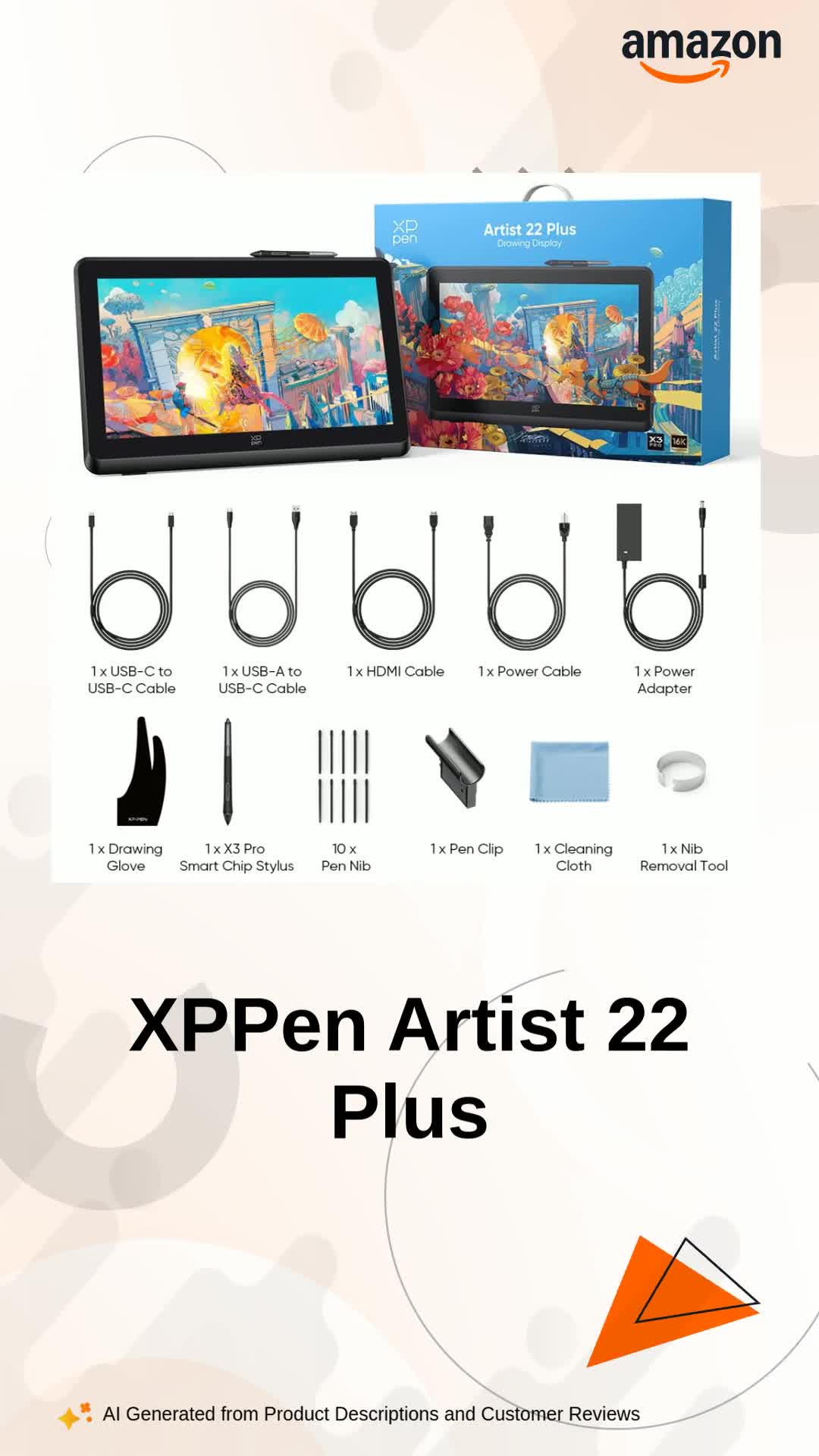 Amazon.in: Buy XPPen Artist 22 Plus Drawing Display 21.5 inch